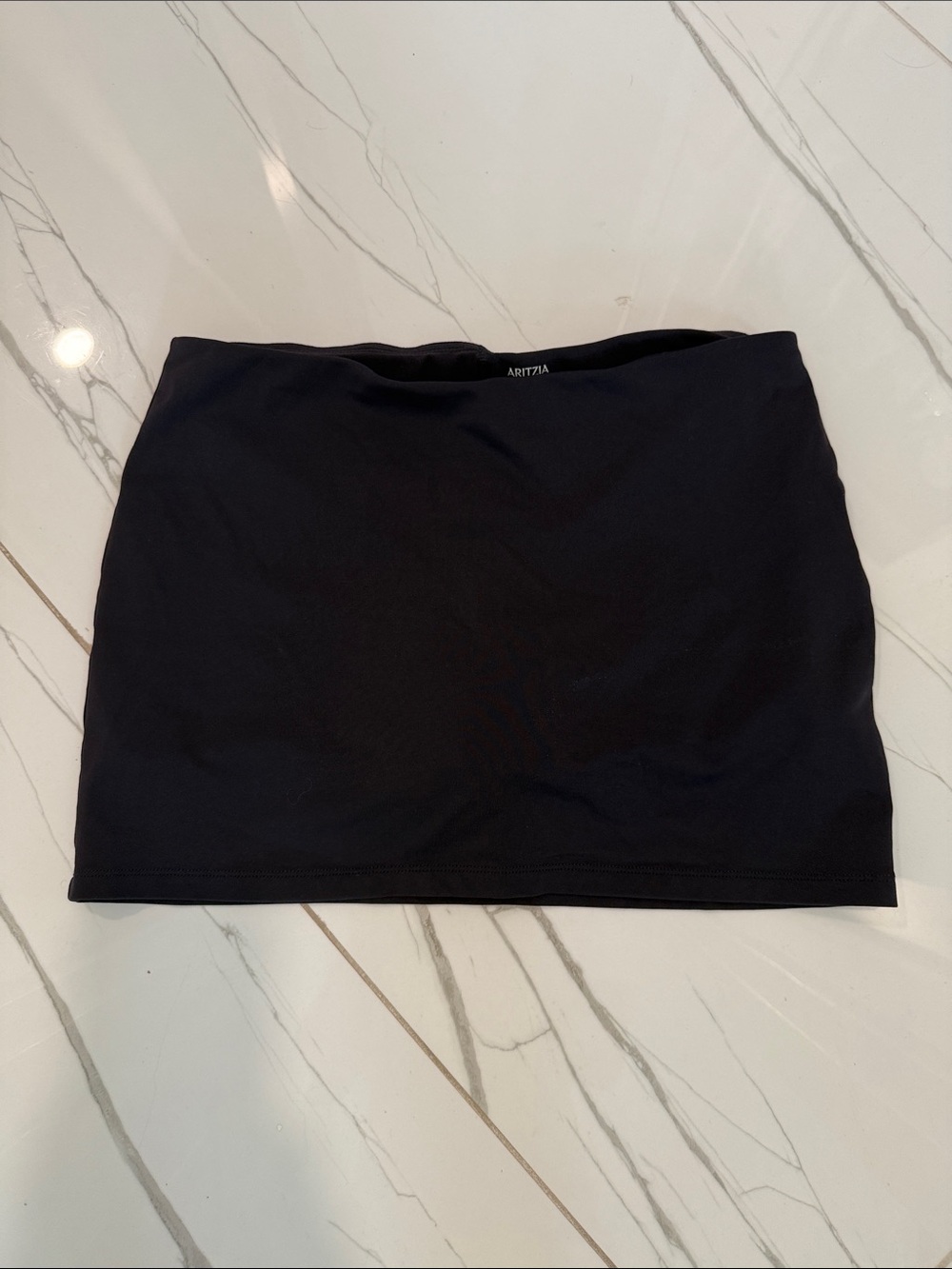 Aritzia Black Stretch Mini Skirt